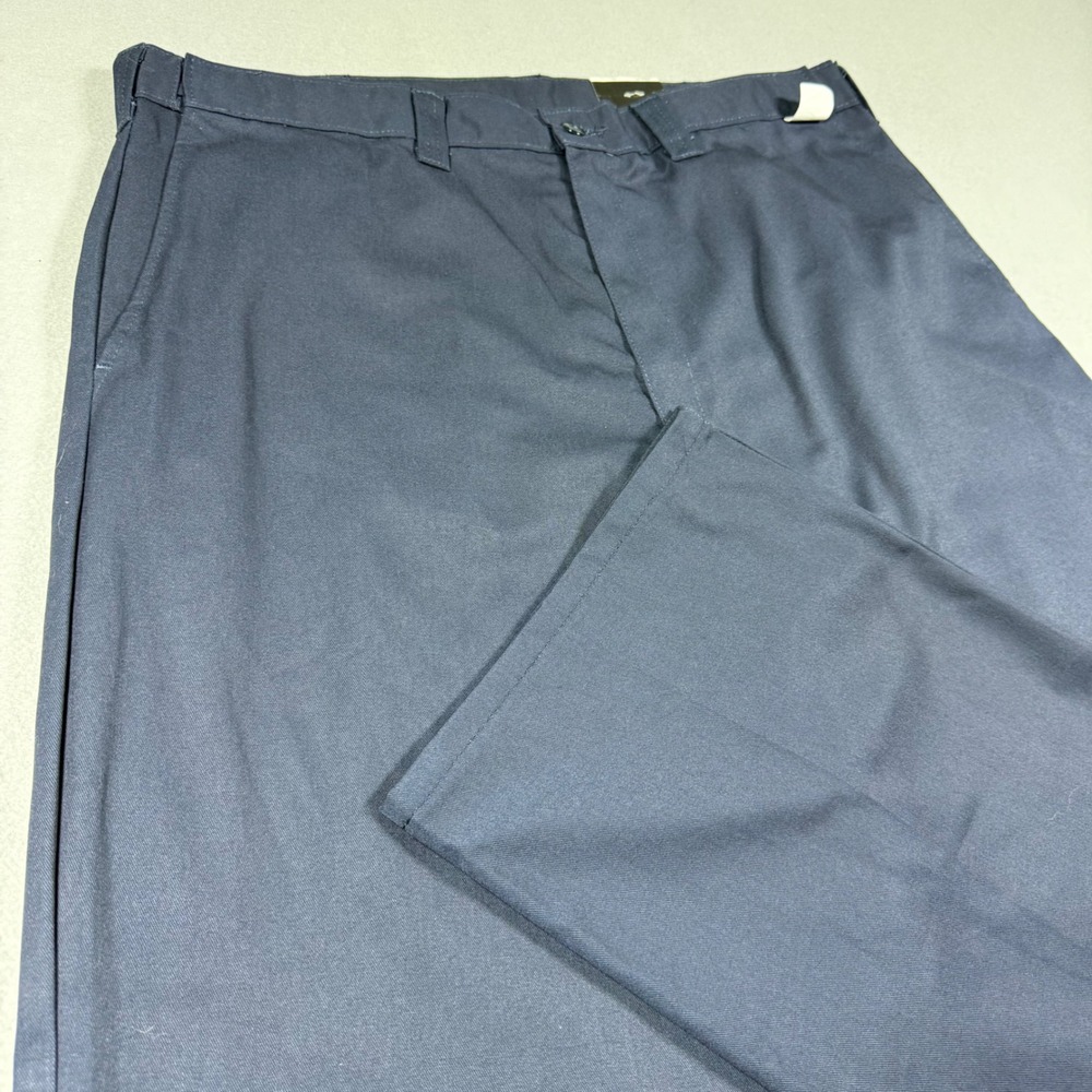 Dickies Mens‎ Navy Blue Straight Leg Twill Work Pants Navy 38x30